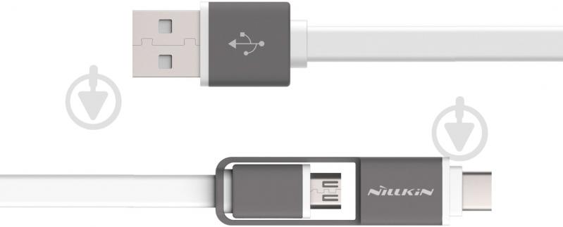 Кабель NILLKIN USB – microUSB + Apple Lightning 1.2 м (6286485) - фото 2