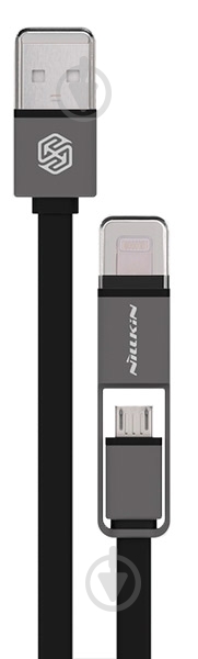 Кабель NILLKIN USB – microUSB + Apple Lightning 1.2 м (6274418) - фото 1