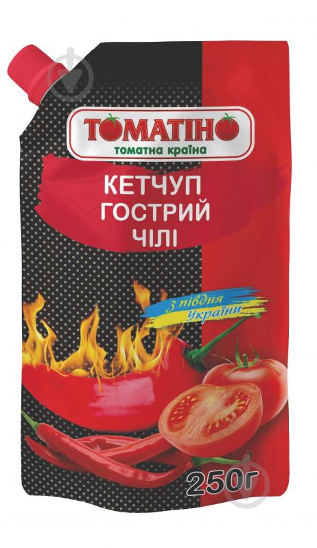 Кетчуп ТОМАТІНО Острый Чили 250 г - фото 1