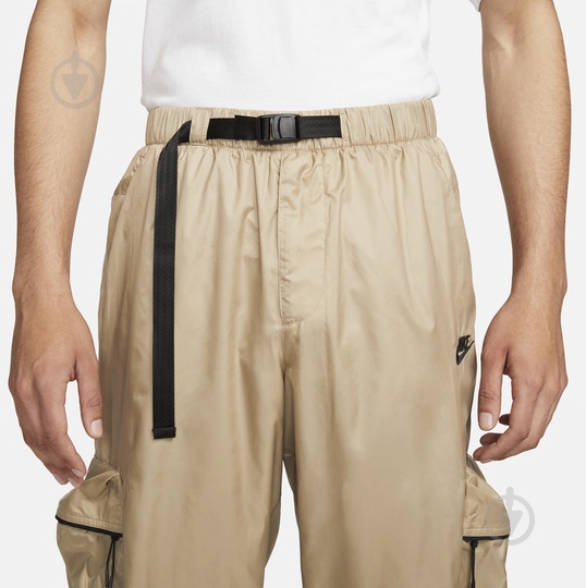 Брюки Nike M NK TCH WVN LND PANT FB7911-247 р. L бежевый - фото 4 Брюки Nike M NK TCH WVN LND PANT FB7911-247 р. L бежевый - фото 4