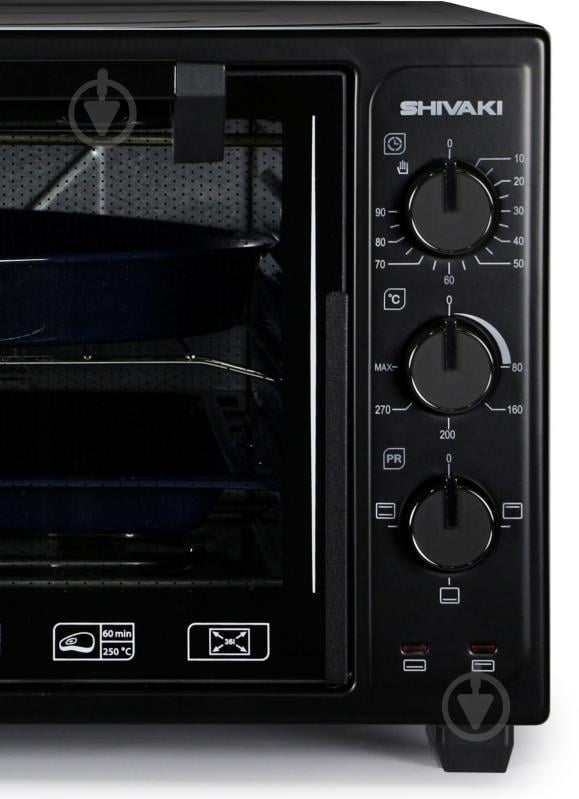 Электрическая печь Shivaki "MD 3618 E" BLACK-BLACK - фото 4