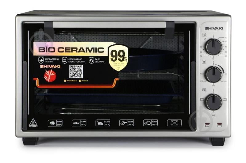 Электрическая печь Shivaki "MD 3618 E" GREY-BLACK - фото 1 Электрическая печь Shivaki "MD 3618 E" GREY-BLACK - фото 1