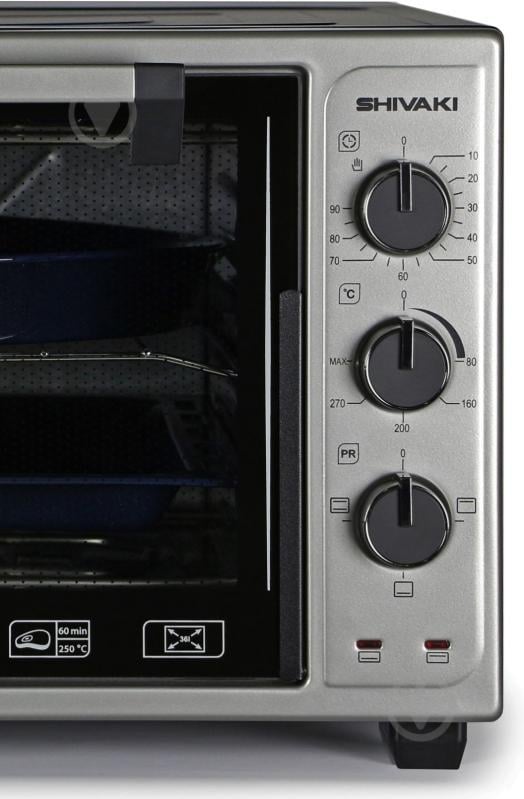 Электрическая печь Shivaki "MD 3618 E" GREY-BLACK - фото 4 Электрическая печь Shivaki "MD 3618 E" GREY-BLACK - фото 4