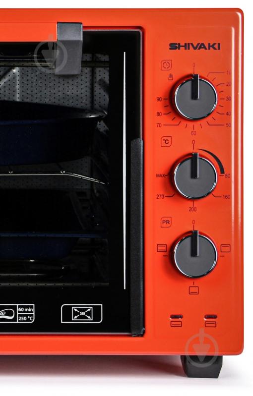 Электрическая печь Shivaki MD 3618 E" RED-RED - фото 4