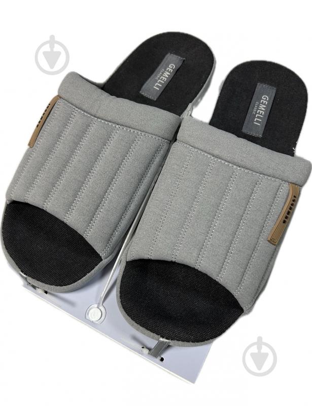 Тапки домашние Gemelli Арчи р.42 серый - фото 1
