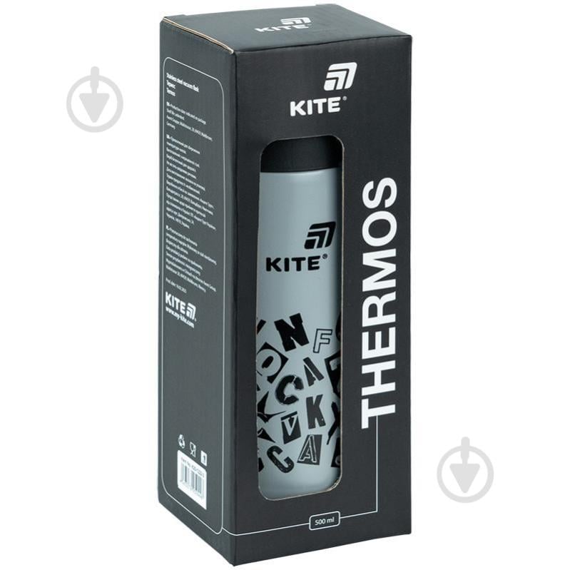 Термос KITE 1222-2 500 мл серый - фото 5