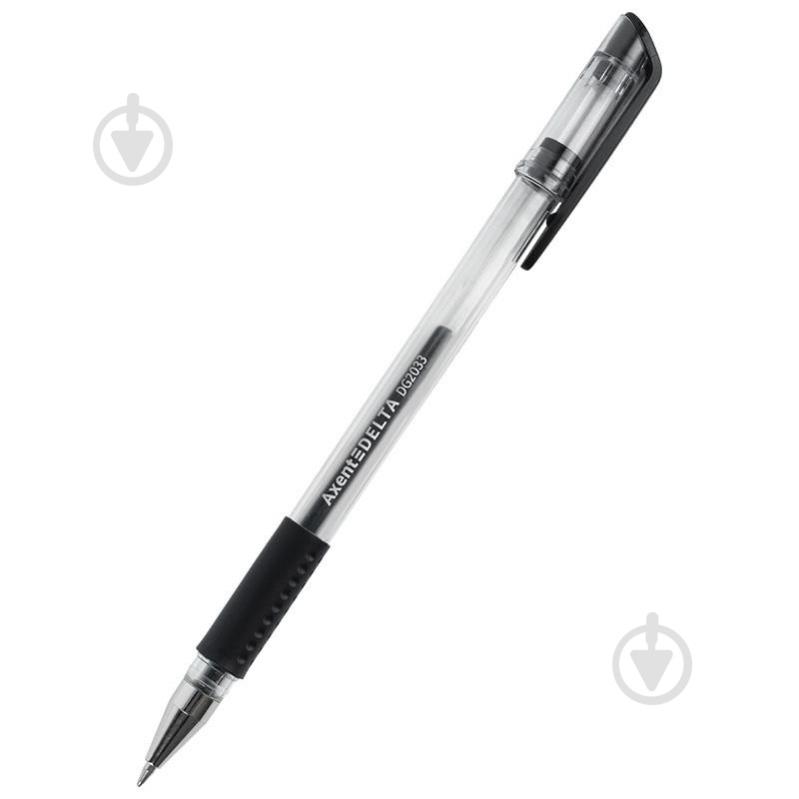 Ручка гелевая Axent DG2033 черная - фото 1