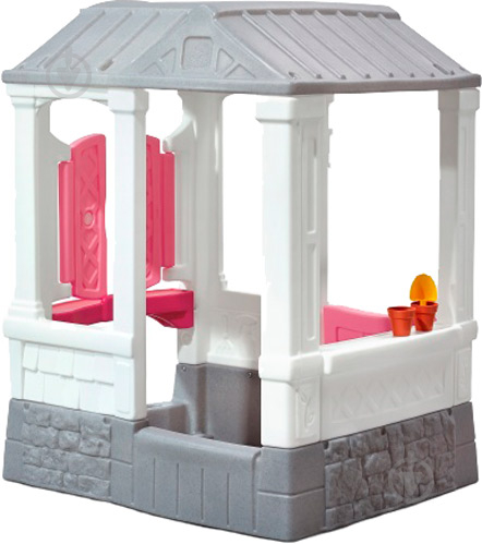 Игровой набор Step 2 Детский домикCourtyard Cottage розовый 733538778799 - фото 2