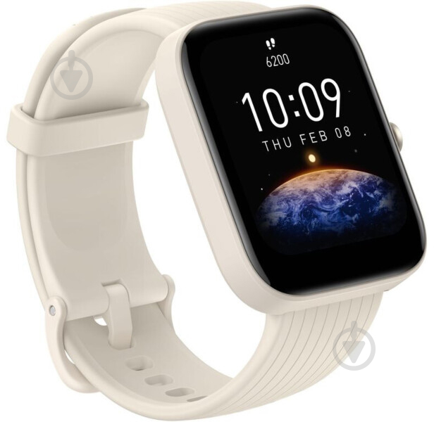 Смарт-годинник Xiaomi Amazfit Bip 3 Pro Cream (Amazfit Bip 3 Pro Cream) - фото 1