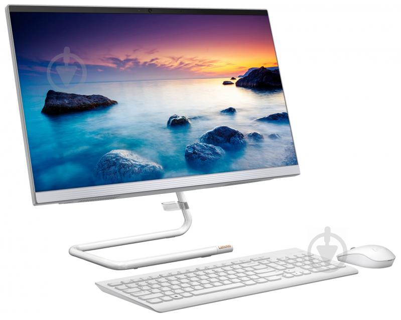 Моноблок Lenovo IdeaCentre A340-24IWL 23,8" (F0E800Q8UA) white - фото 3