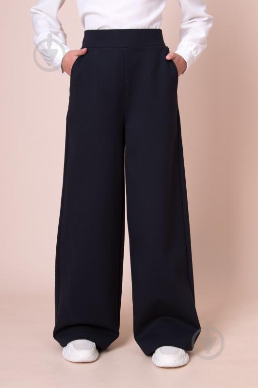 Брюки школьные Mevis 5317 (01) р.140 синий - фото 1 Брюки школьные Mevis 5317 (01) р.140 синий - фото 1