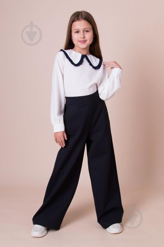 Брюки школьные Mevis 5317 (01) р.128 синий - фото 2 Брюки школьные Mevis 5317 (01) р.128 синий - фото 2
