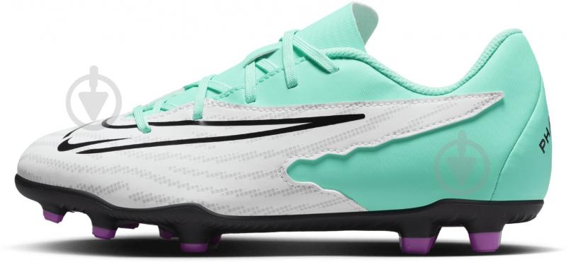 Бутсы Nike JR PHANTOM GX CLUB MG DD9564-300 р.36 бирюзовый - фото 1