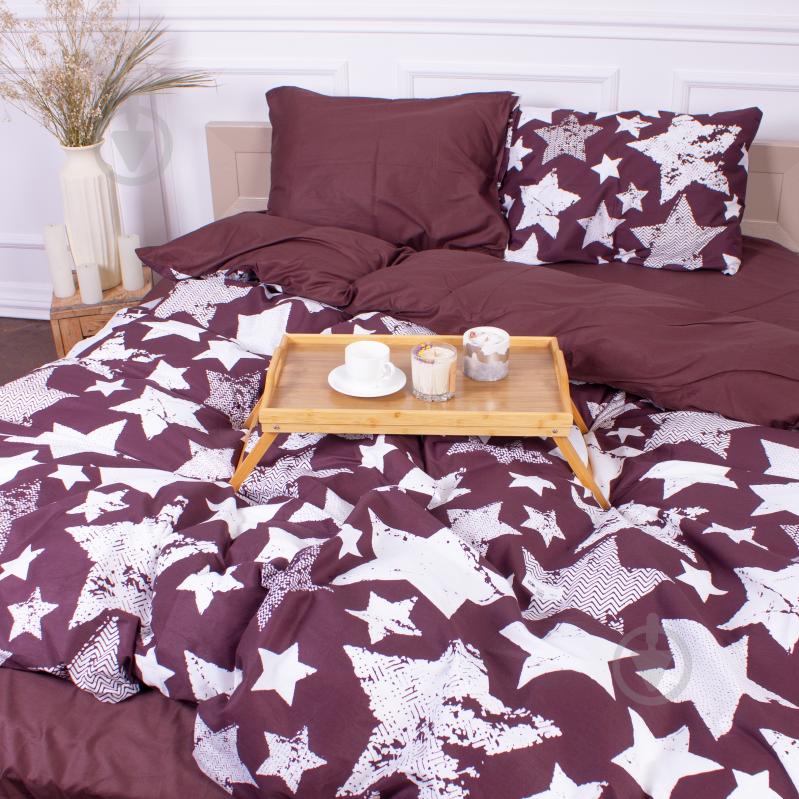 Комплект постельного белья Сатин 22-1255-1 Arasari 160х220 см мультиколор MirSon - фото 4