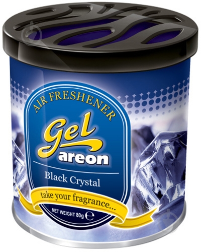 Ароматизатор на панель приладів Areon Gel Black Crystal - фото 1