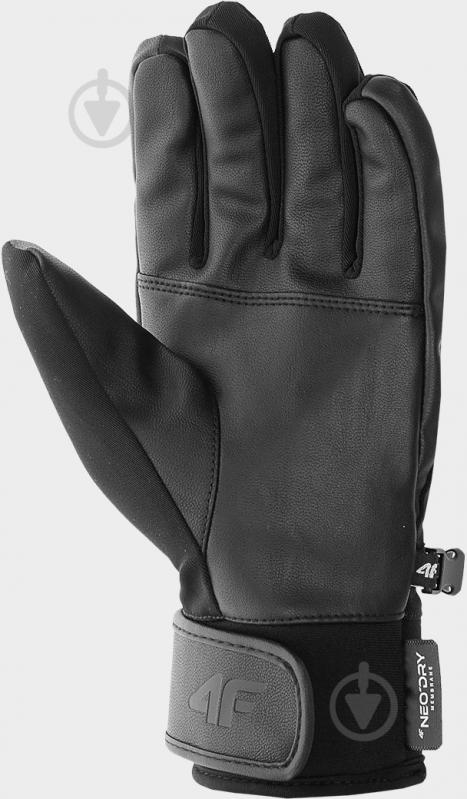 Варежки 4F SKI GLOVES REM003 H4Z22-REM003-20S р. S черный - фото 2