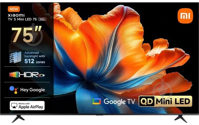 Телевизор Xiaomi TV S Mini LED 75 2026 75″ - фото 1 Телевизор Xiaomi TV S Mini LED 75 2026 75″ - фото 1