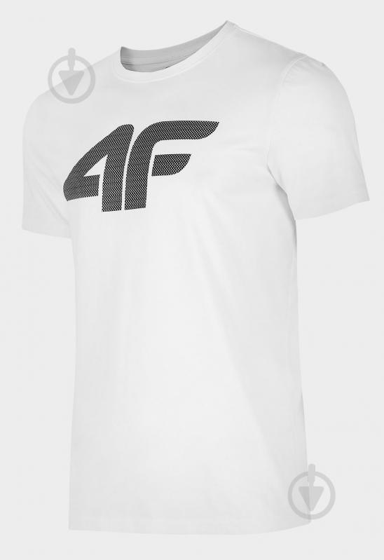 Футболка 4F H4L22-TSM353-10S р.L білий - фото 2 Футболка 4F H4L22-TSM353-10S р.L білий - фото 2