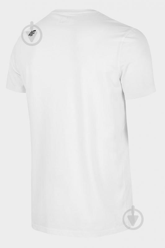 Футболка 4F H4L22-TSM353-10S р.L білий - фото 3 Футболка 4F H4L22-TSM353-10S р.L білий - фото 3
