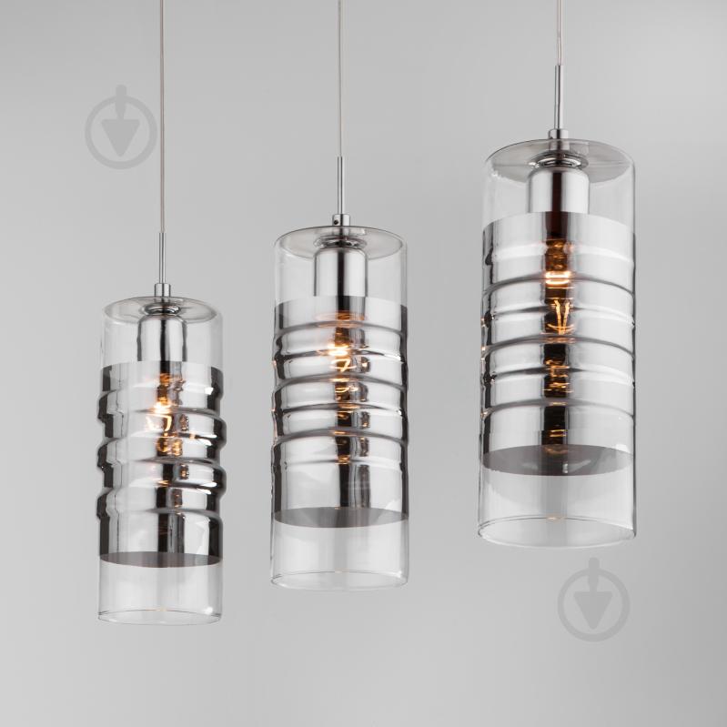 ВИТРИНА! Подвес Strotskis Block 3x60 Вт E14 хром 50185/3 - фото 5