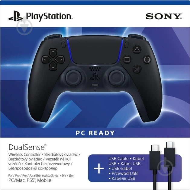 Геймпад Sony PlayStation Dualsense BT Midnight Black (1000051651) - фото 6 Геймпад Sony PlayStation Dualsense BT Midnight Black (1000051651) - фото 6