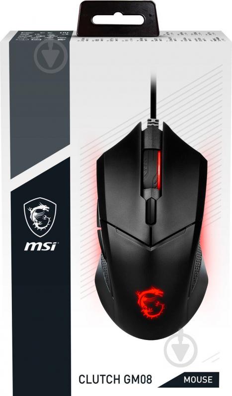 Мышка MSI Clutch GM08 Gaming Mouse (S12-0401800-CLA) - фото 12