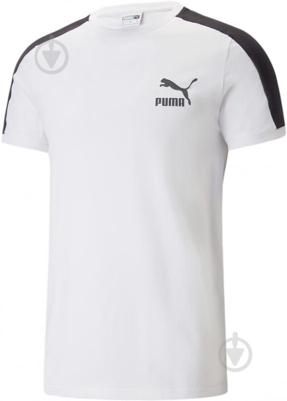 Футболка Puma T7 ICONIC TEE 53820402 р.S белый - фото 1