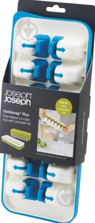 Форма для льда Joseph Joseph Quicksnap 31x13 см голубая/белая 20020 - фото 3 Форма для льда Joseph Joseph Quicksnap 31x13 см голубая/белая 20020 - фото 3