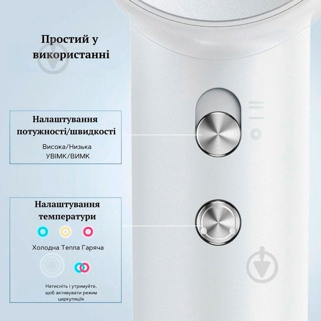 Фен Laifen Swift Special 1HD50-G-EU-WH-004 - фото 10 Фен Laifen Swift Special 1HD50-G-EU-WH-004 - фото 10