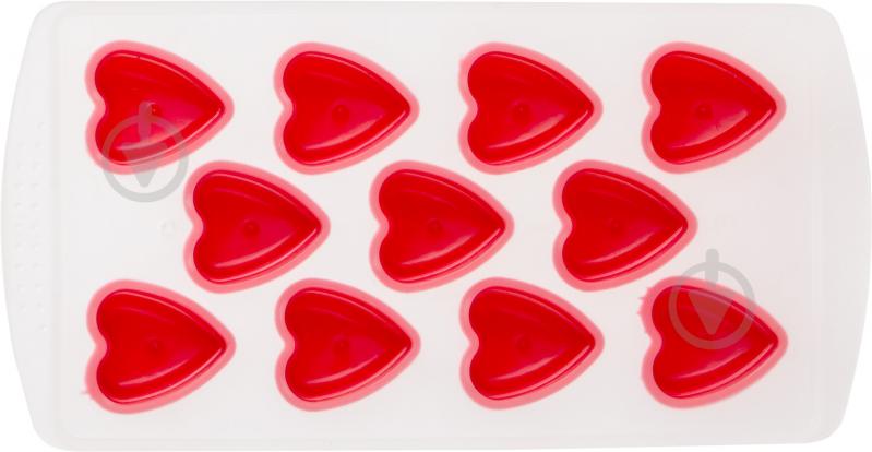 Форма для льда Fackelmann сердца 22x11x2 см - фото 2