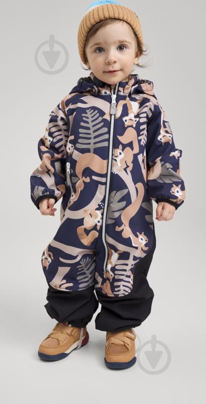 Комбинезон унисекс Reima Softshell Mjosa р.74 темно-синий 5100006A-6982 - фото 9