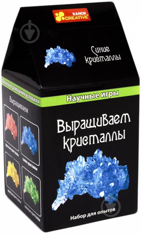 Наукова гра Ранок Вирощуємо кристали сині 338 - фото 1