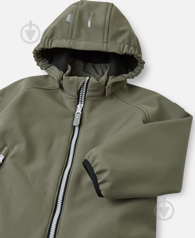 Комбінезон для хлопчиків Reima Softshell Mjosa р.74 темно-зелений 5100006B-8920 - фото 4 Комбінезон для хлопчиків Reima Softshell Mjosa р.74 темно-зелений 5100006B-8920 - фото 4