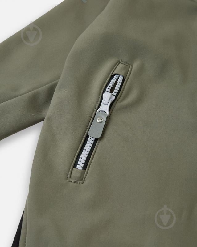 Комбинезон для мальчиков Reima Softshell Mjosa р.80 темно-зеленый 5100006B-8920 - фото 8