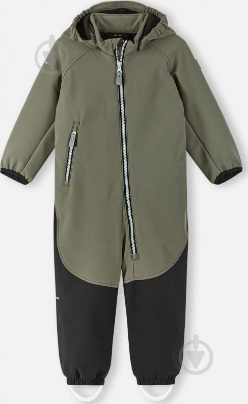 Комбінезон для хлопчиків Reima Softshell Mjosa р.86 темно-зелений 5100006B-8920 - фото 1