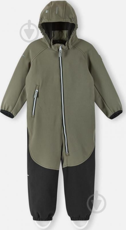 Комбінезон для хлопчиків Reima Softshell Mjosa р.86 темно-зелений 5100006B-8920 - фото 3