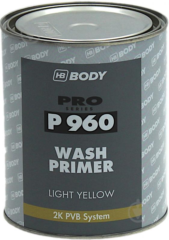 Грунт 960 Wash Primer Body 1000 мл - фото 1 Грунт 960 Wash Primer Body 1000 мл - фото 1