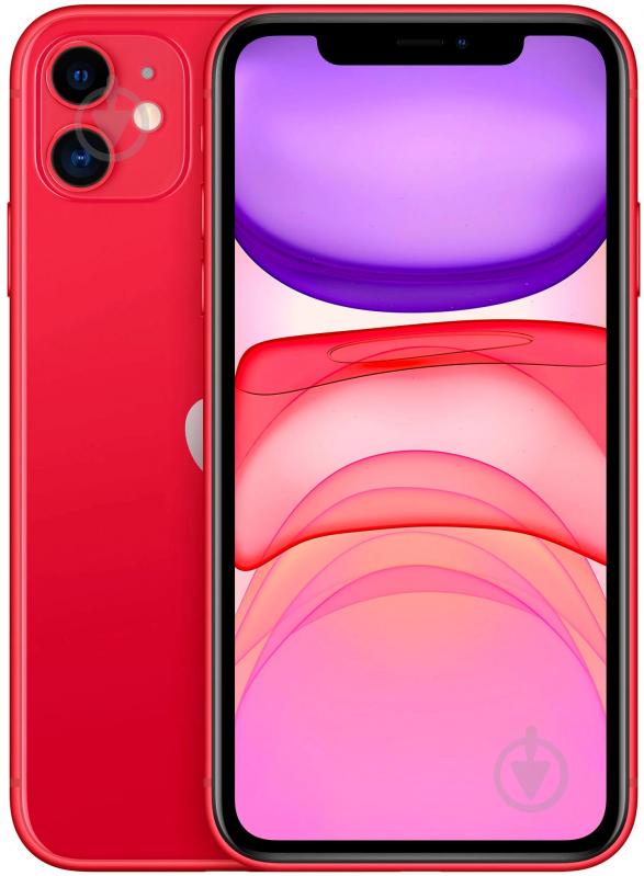 Смартфон Apple IPhone 11 128GB red (MWM32FSA) - фото 1