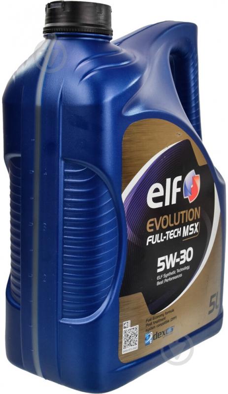 Моторна олива синтетична Elf Evolution Full-Tech MSX 5W-30 5 л (213932) - фото 2 Моторна олива синтетична Elf Evolution Full-Tech MSX 5W-30 5 л (213932) - фото 2