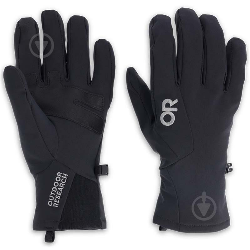 Рукавички Outdoor Research MEN'S SURESHOT SOFTSHELL GLOVES 300022-0001 р.S чорний - фото 1