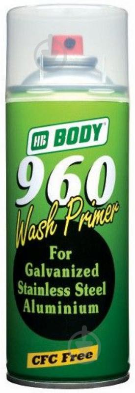 Грунт аэрозольный 960 Wash primer Body 400 мл - фото 1