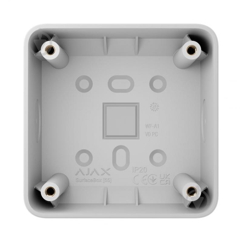 Коробка монтажная Ajax SurfaceBox LightSwitch/Outlet белый - фото 1