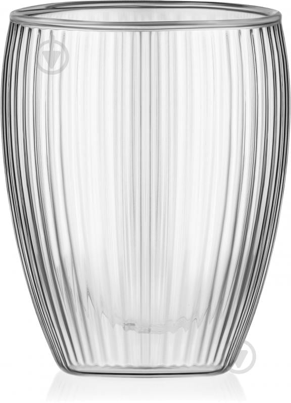 Набор чашек Ardesto 450 мл 2 шт. прозрачный AR2645BN - фото 3