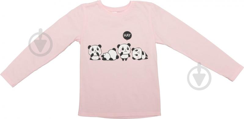 Реглан для девочки Luna Kids Panda р.146 розовый - фото 2 Реглан для девочки Luna Kids Panda р.146 розовый - фото 2
