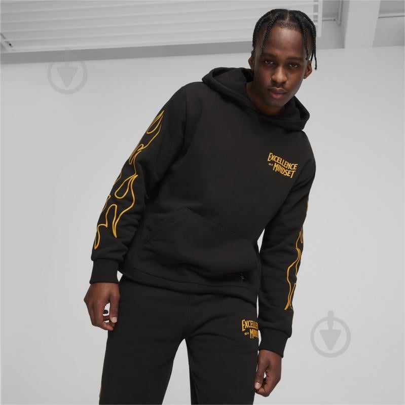 Джемпер Puma CAUTION HOODIE 62475901 р.2XL чорний - фото 3