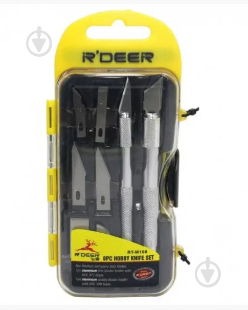 Набір ножів для точних робіт HandsKit Rdeer R108 12-0503У - фото 1