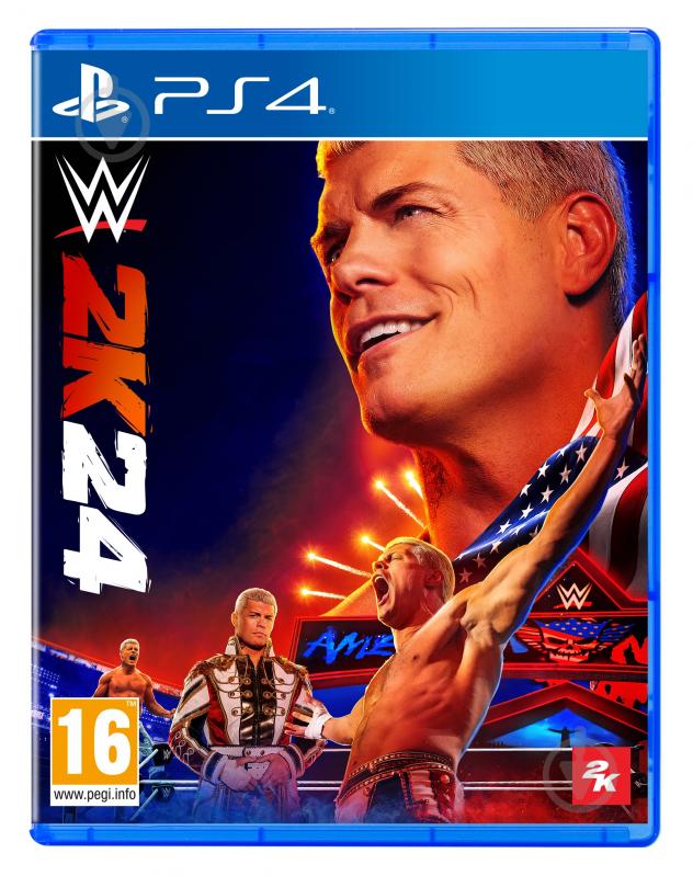 Игра Sony PS4 WWE 2K24 BD диск - фото 1