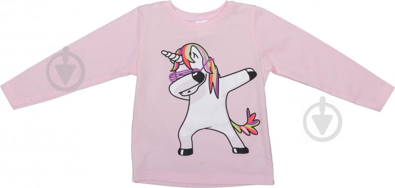 Футболка для девочек Luna Kids с принтом Dabbing Unicorn р.104 розовый - фото 2