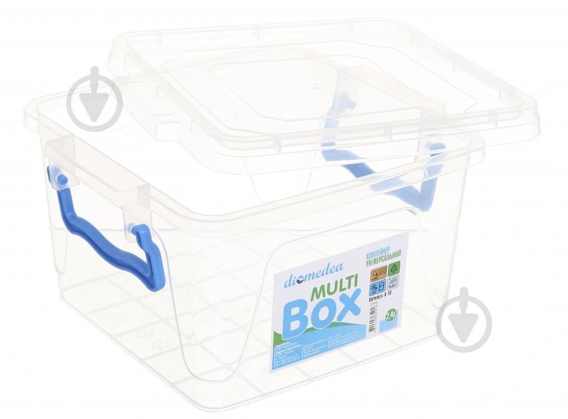 Контейнер для зберігання MultiBox 2,4 л пластик в асортименті Diomedea - фото 4