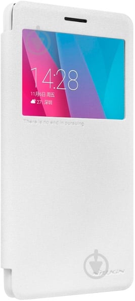 Чехол-книжка NILLKIN Spark series для Huawei Honor 5X (GR5) white (6279903) - фото 1